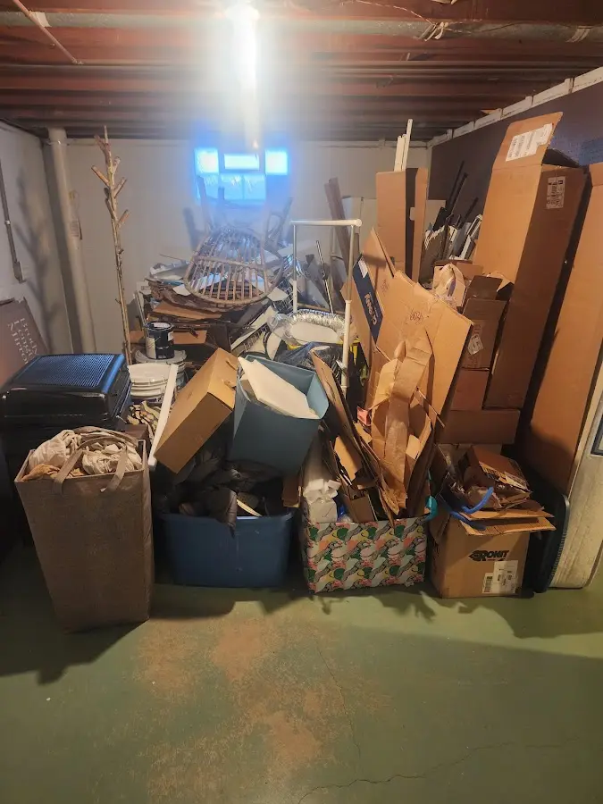 Roll-off dumpster container at job site for Roll Off Dumpster Rental in Archbold